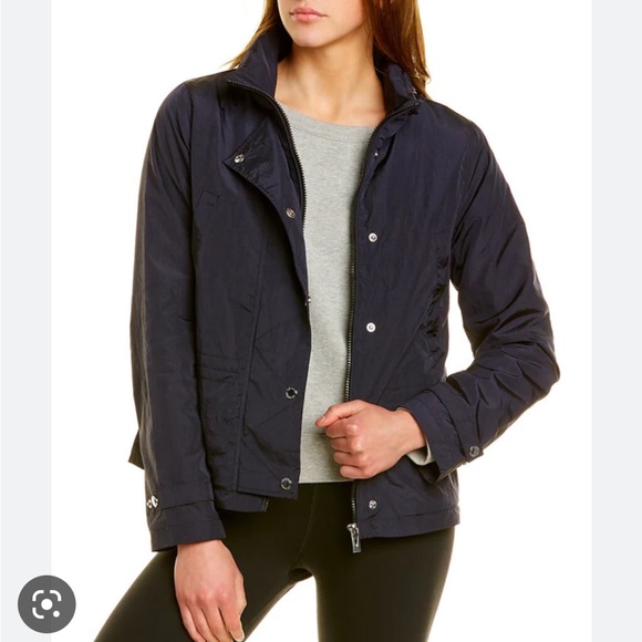 Via Spiga - packable water resistant jacket - navy - M - Picture 1 of 6